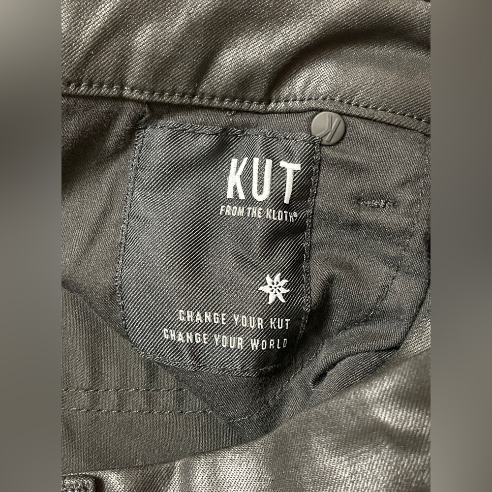 Kut from the Kloth Meg Fab Ab Wide Legs High Rise Pants - Picture 4 of 11